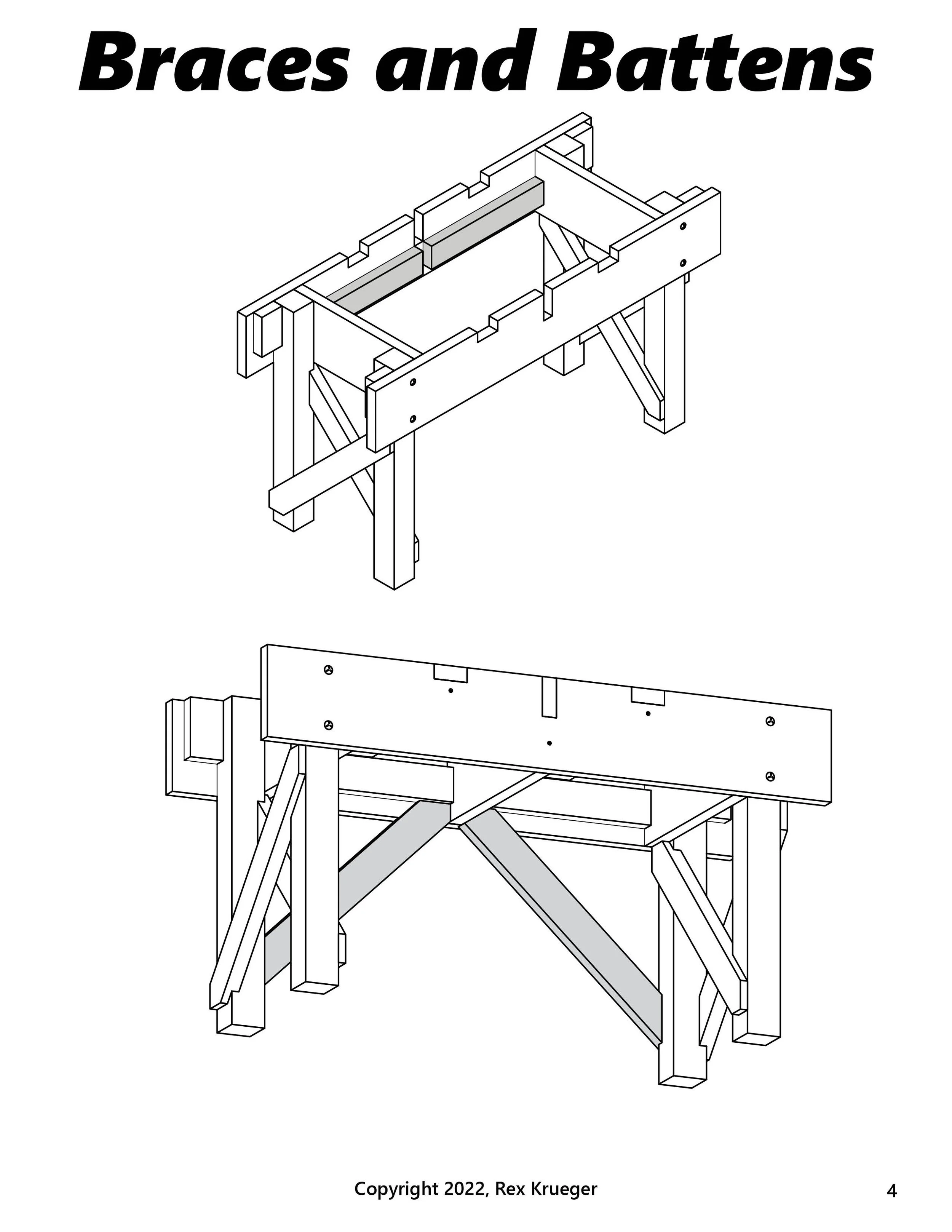 米山舞　ING ROUGH&SKETCH LINE WORK Free Plans: Joiner's Bench — rexkrueger.com